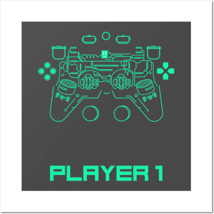 Player 1 Posters and Art